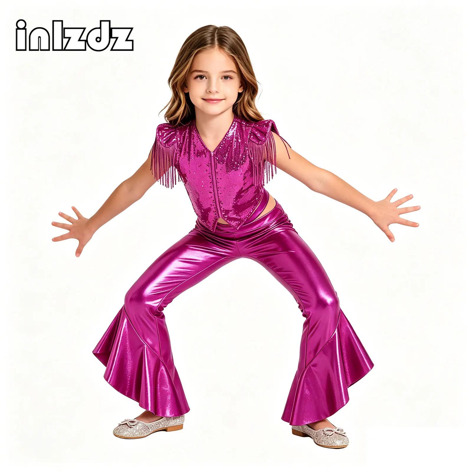 Street Fashion Outfit Girl - Fashion Group Jazz Dance Costume Kids