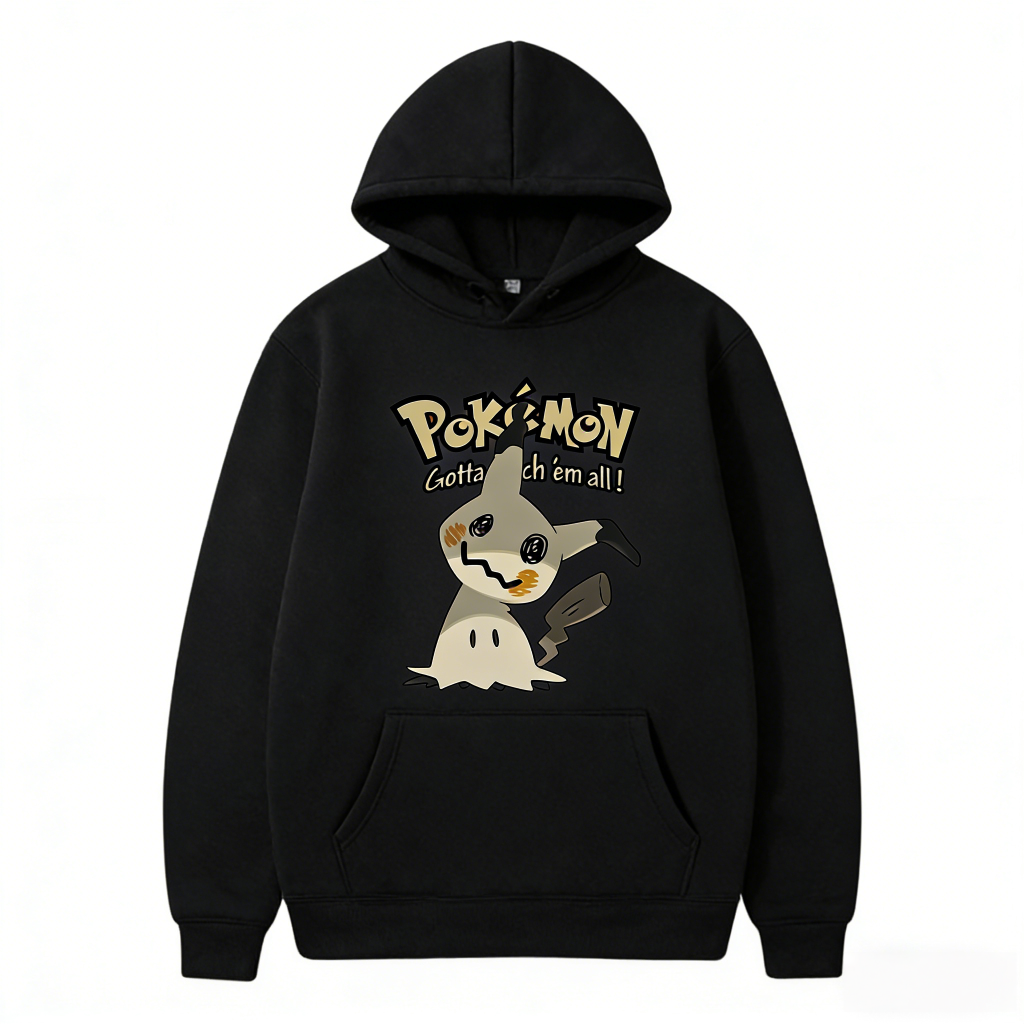 Street Fashion In Japan - Pokémon Anime Mimikyu Printed Pure Cotton