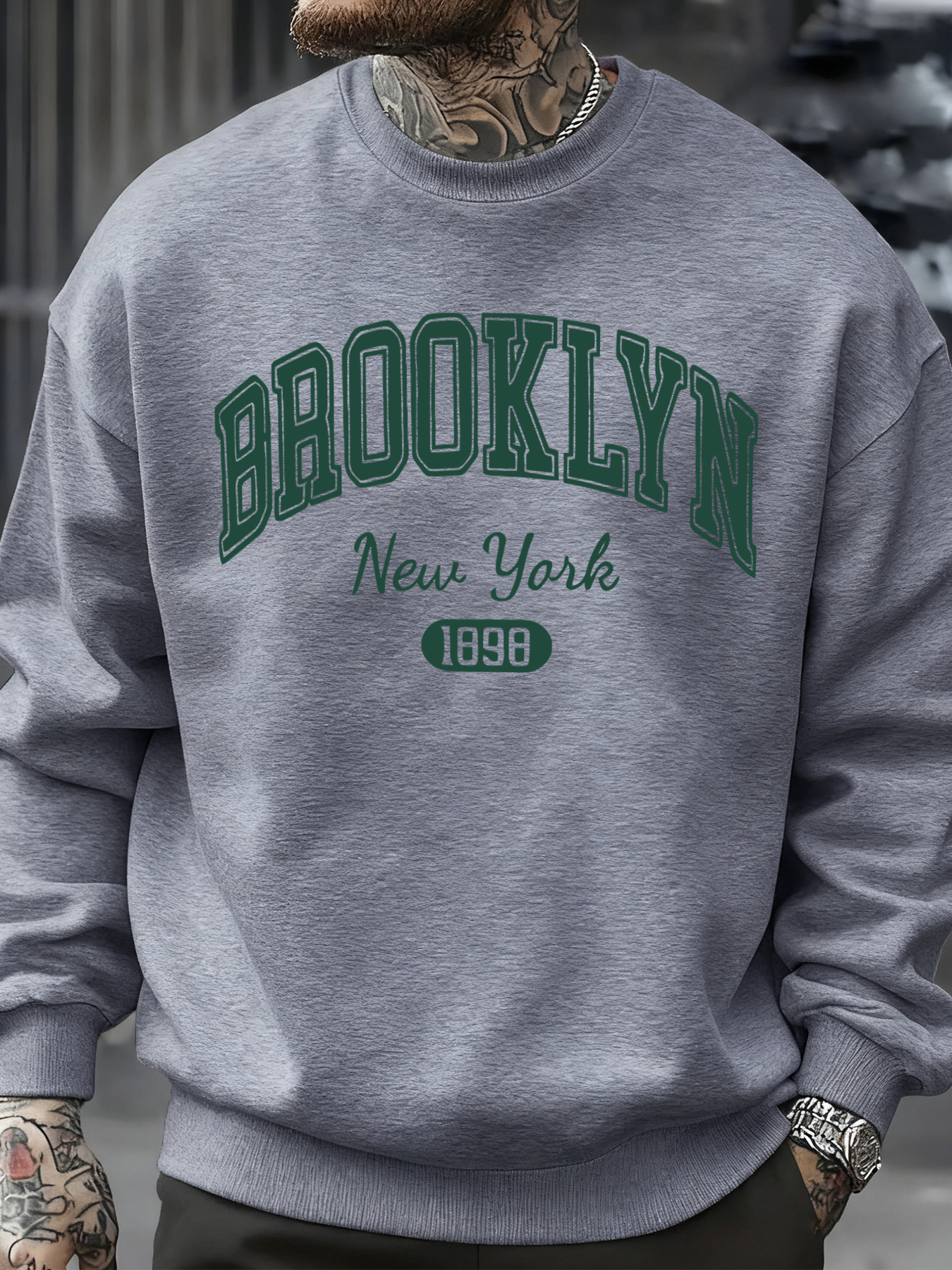 High Street Fashion New York - Brooklyn New York 1898 Prints Sweatshirt