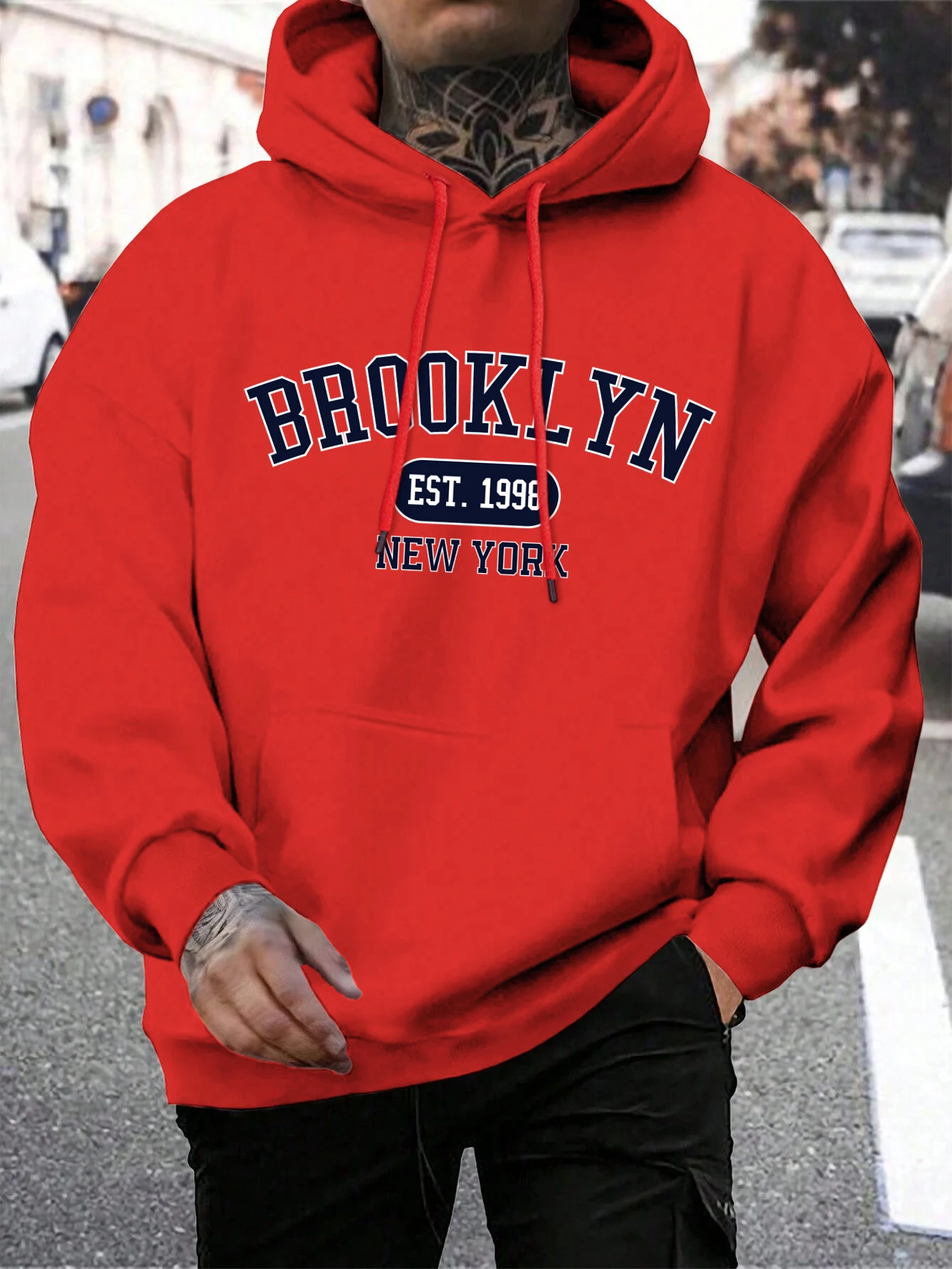 Street Style New York Fashion - Men's Brooklyn Est 1998 New York