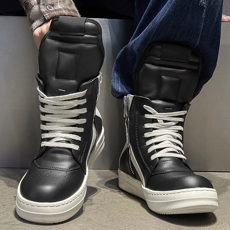 Street Fashion Brand - Brand Men Shoe Casual High Top