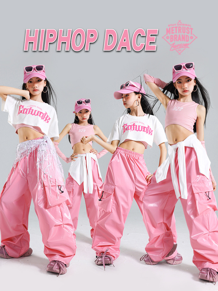 Street Fashion Outfit Girl - Shuffle Pants Hip Hop Trousers Fashion