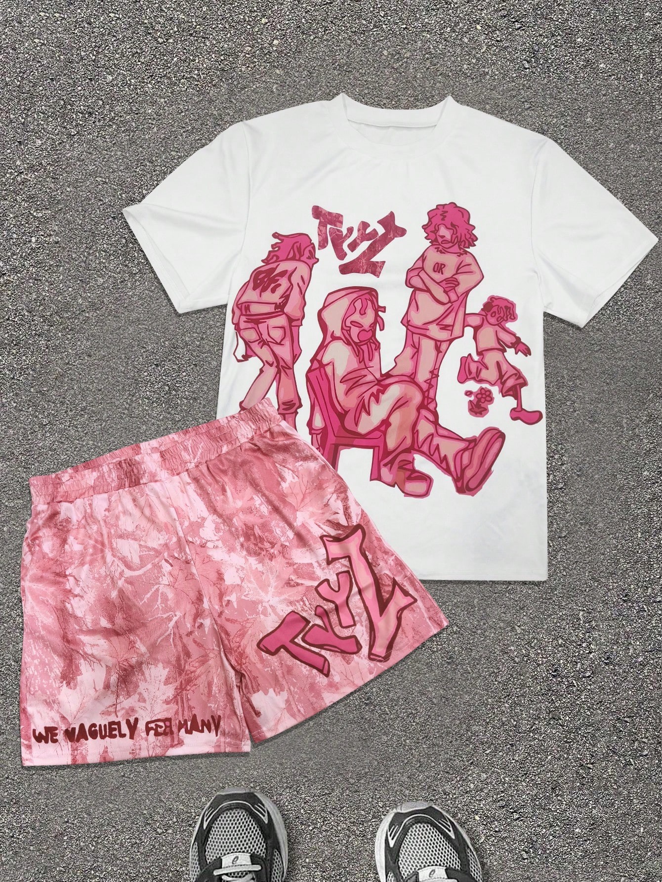 Street Fashion Male - 2026 Summer New Men's Short-Sleeved Shorts