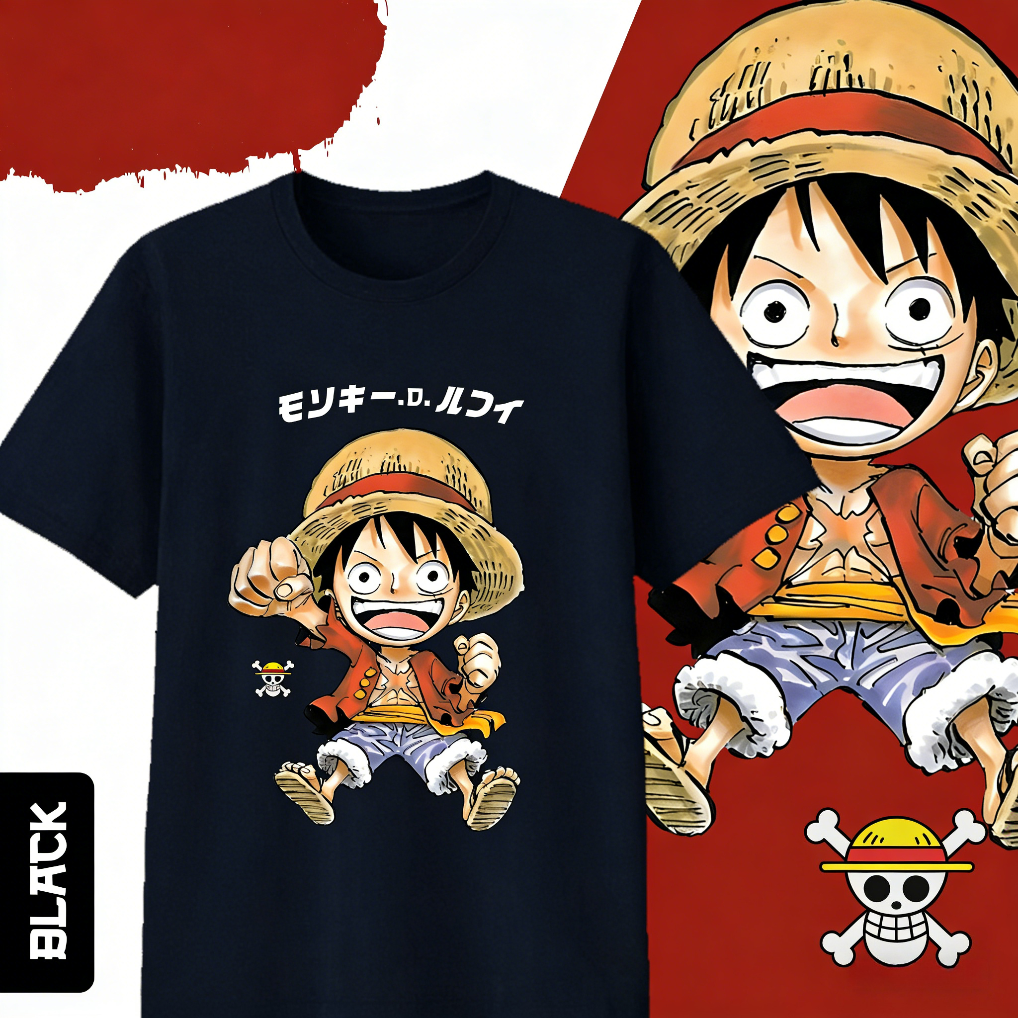 Street Fashion In Japan - 2026 Summer Anime One Piece Monkey