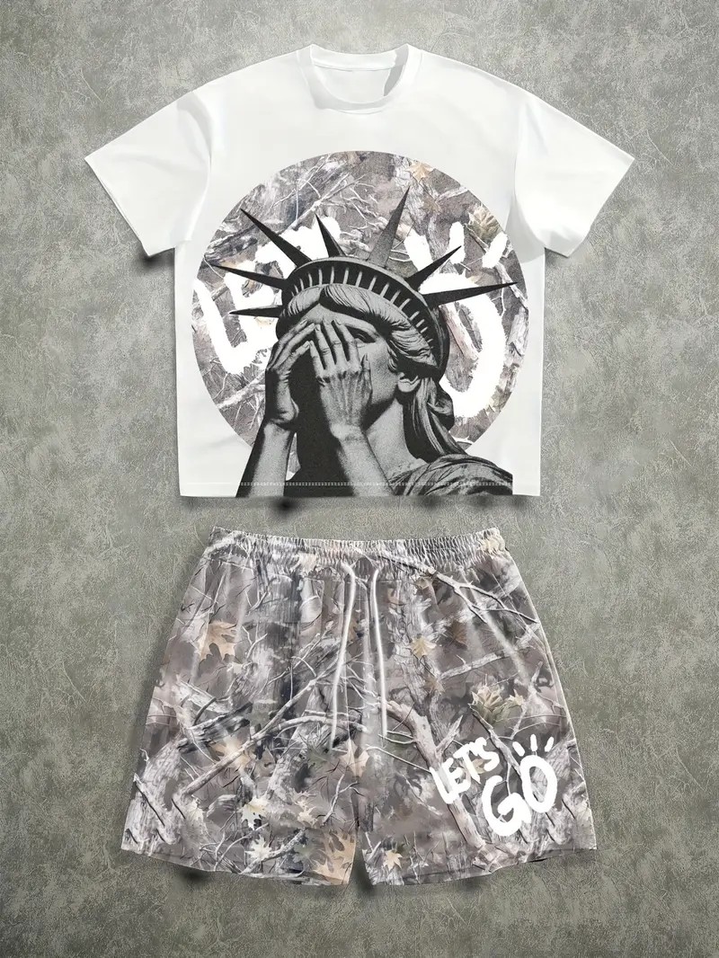 Street Fashion Male - The 2026 Summer New men's Set