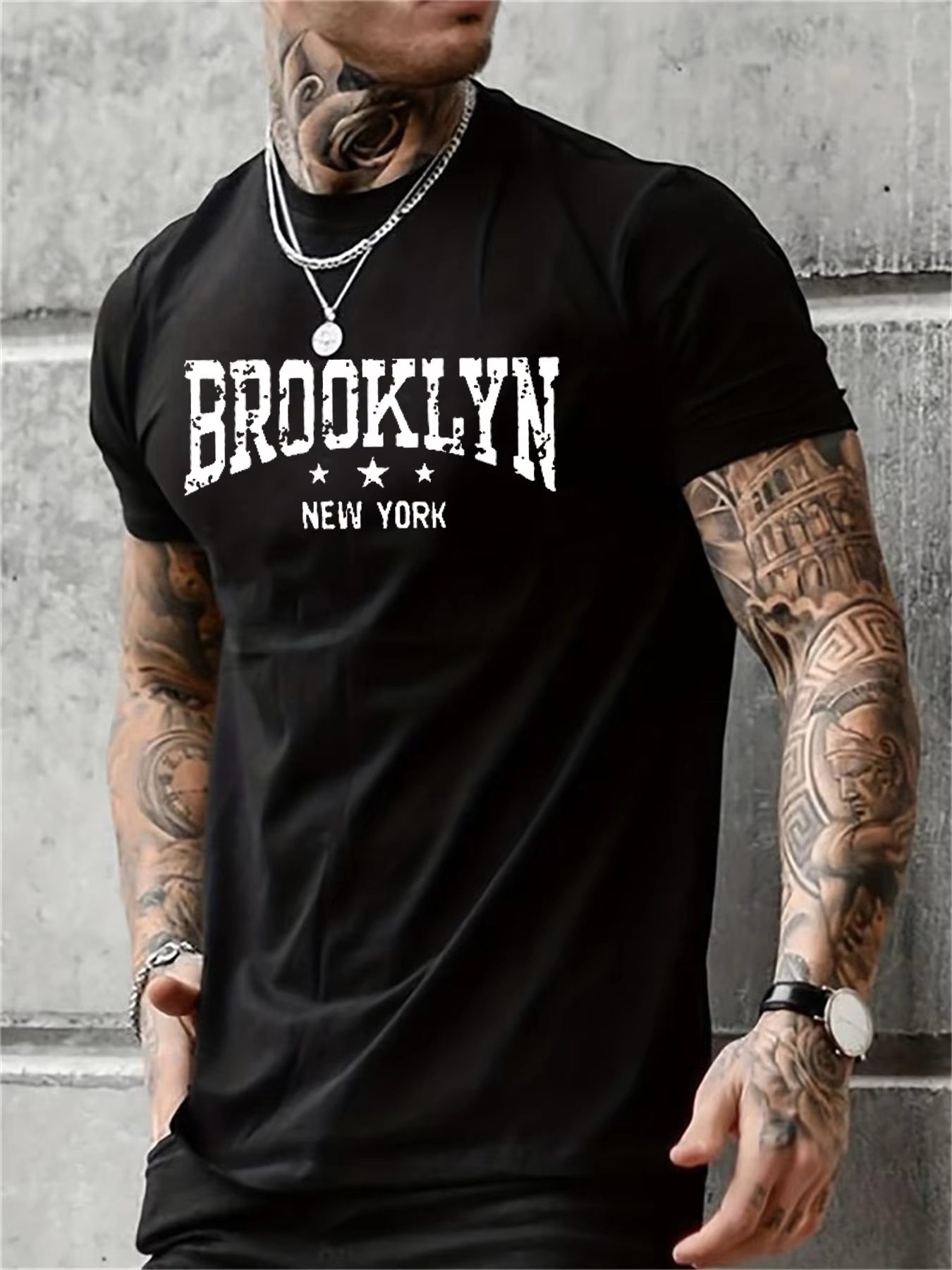 Street Style New York Fashion - Brooklyn New York pure cotton Tshirt