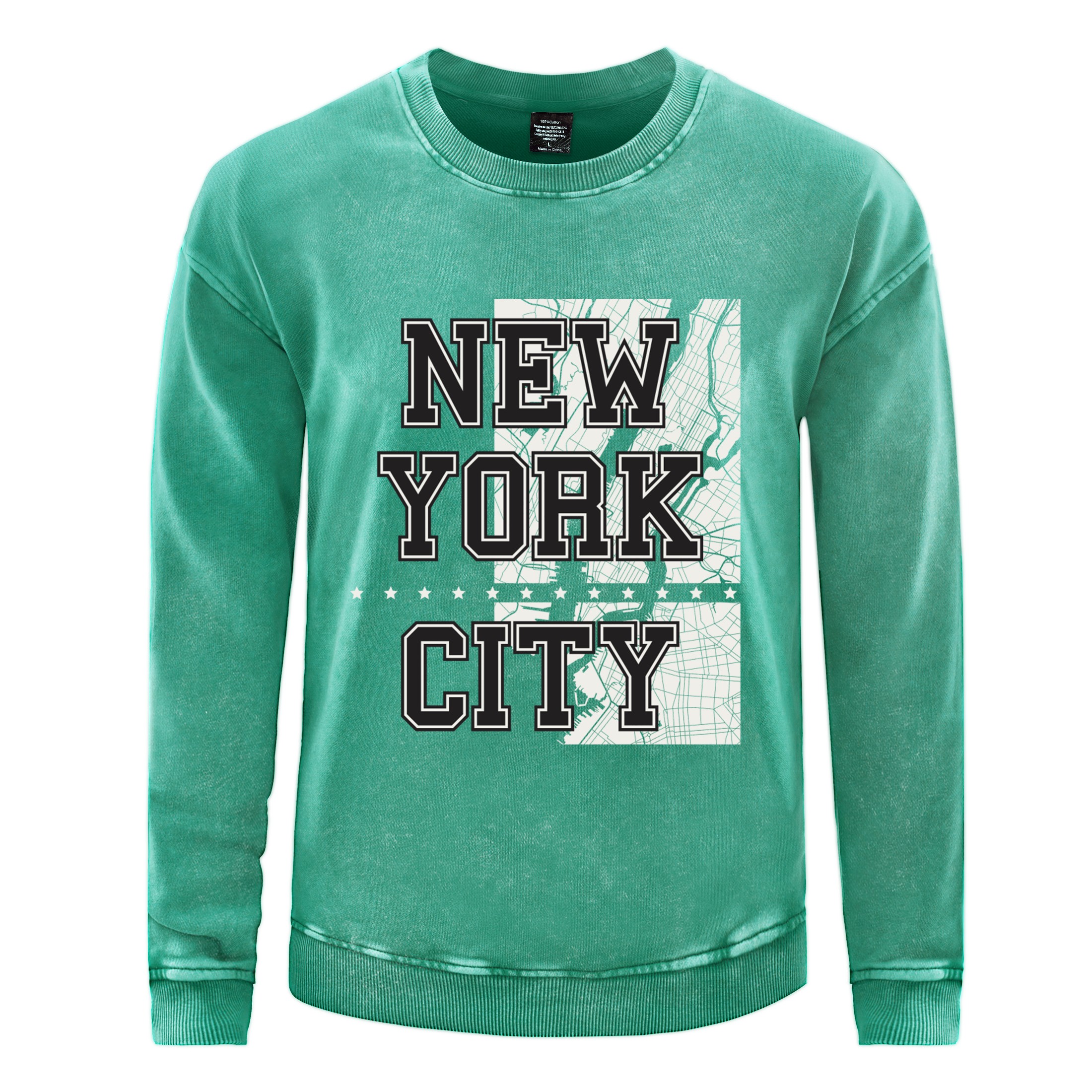 High Street Fashion New York - New York City Letter Print Man
