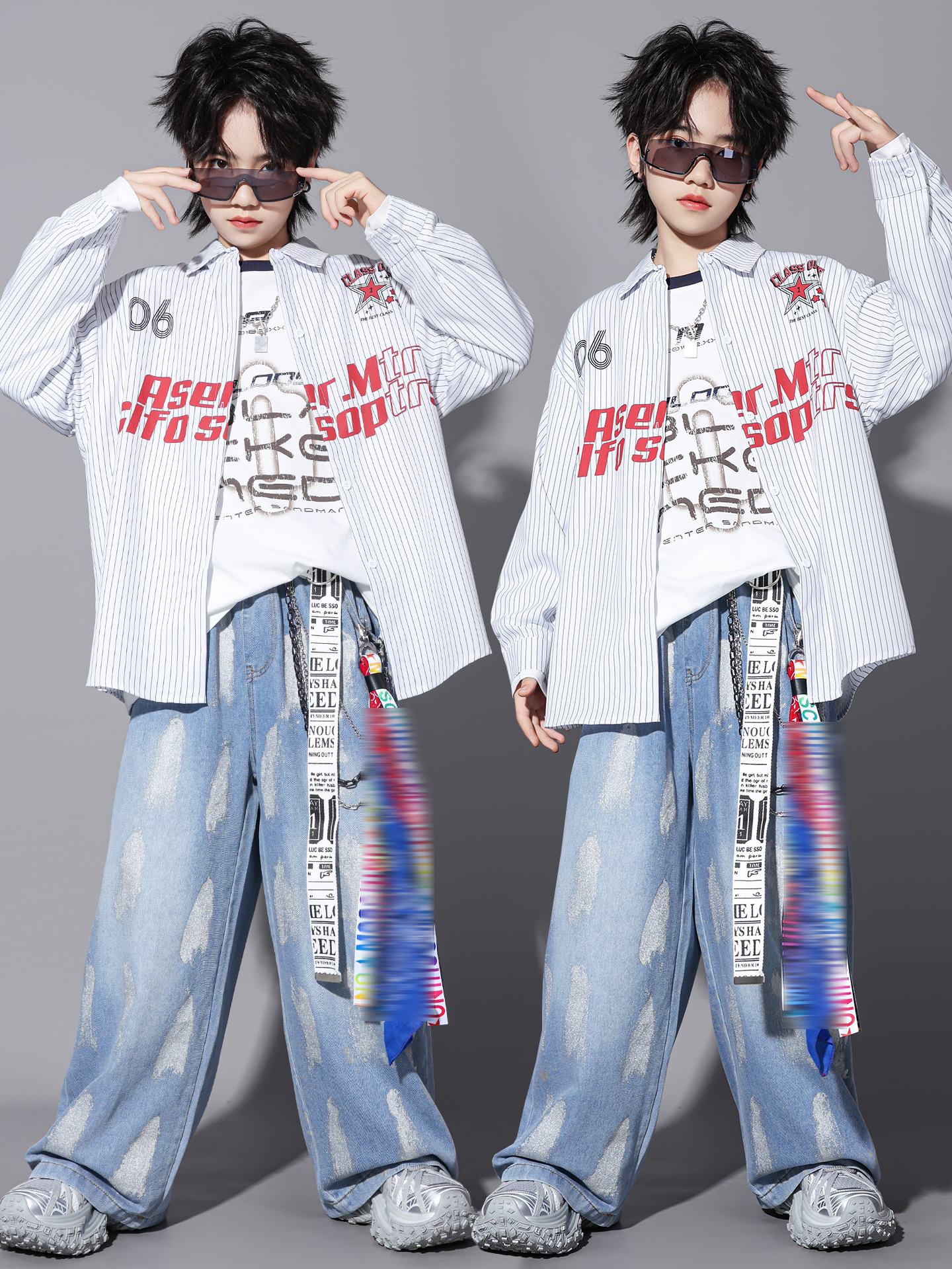 Street Fashion Boy - 2025 Children Street Dance Clothes Hip