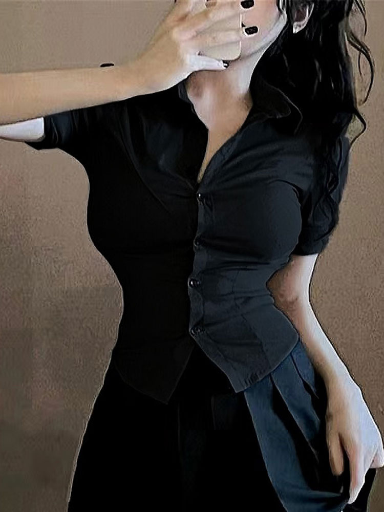 Fashion Woman Blouse Elastic S - مراجعة Street Fashion Now وسعره