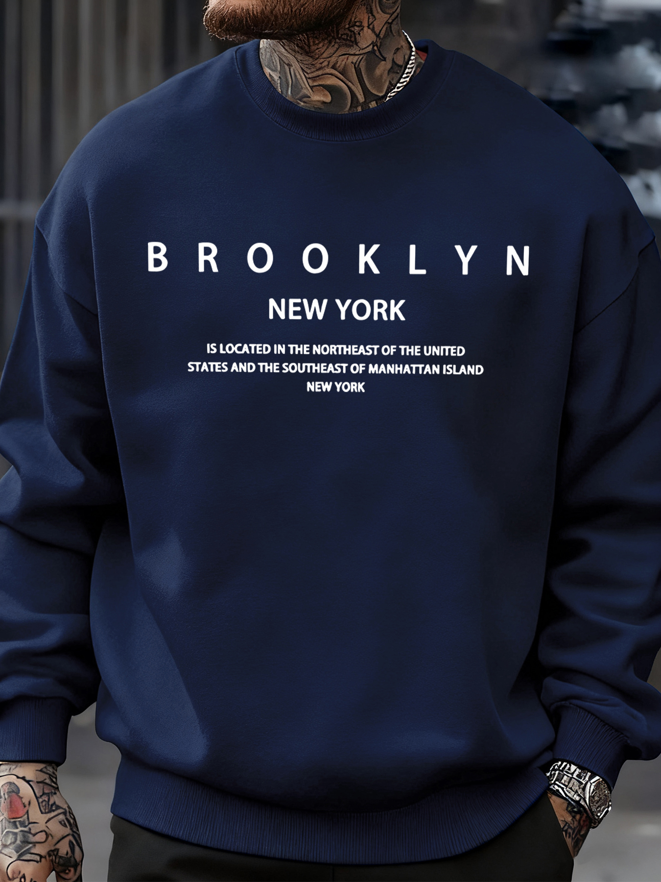 Brooklyn New York Letter Print - مراجعة High Street Fashion New York وسعره