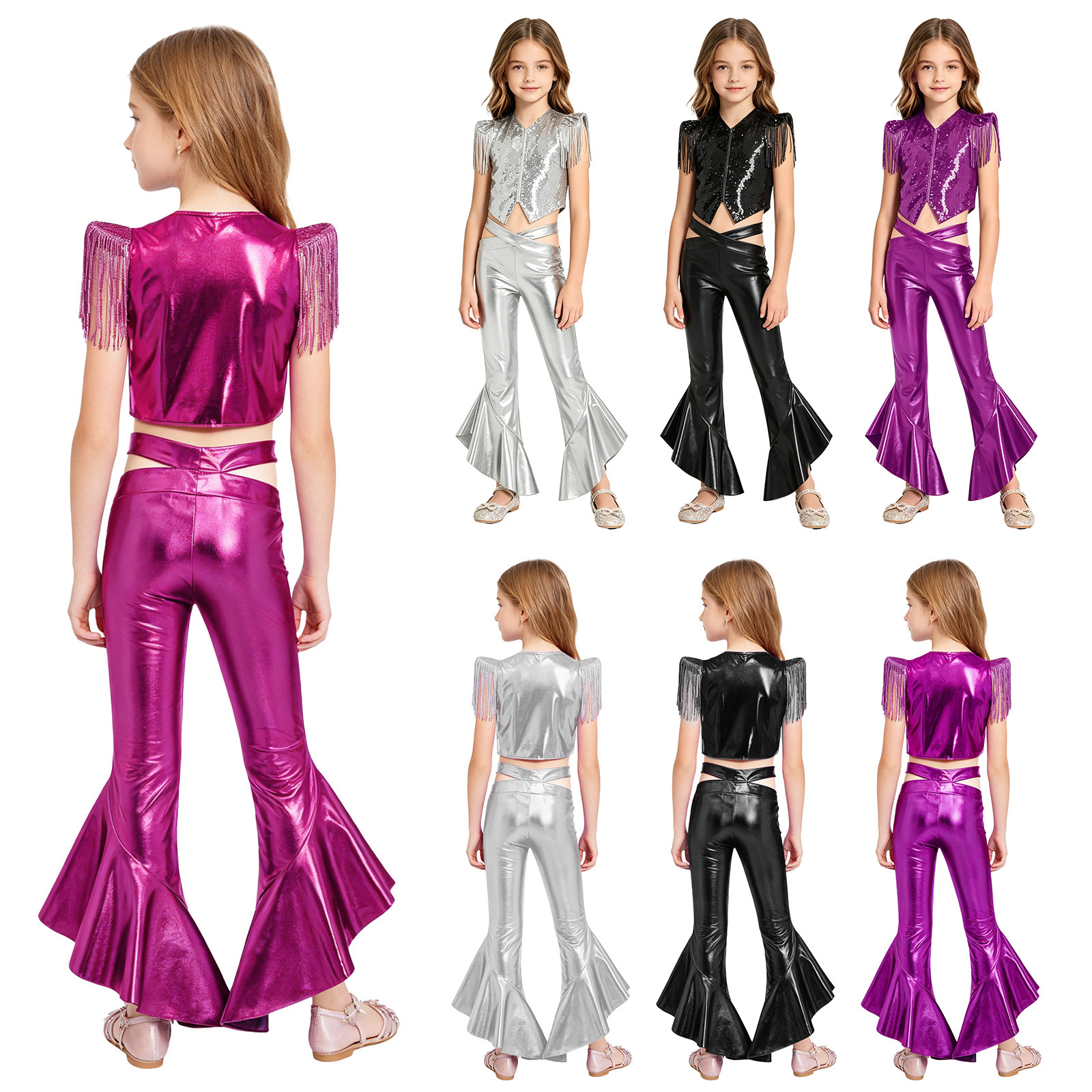 Fashion Group Jazz Dance Costu - مراجعة Street Fashion Outfit Girl وسعره