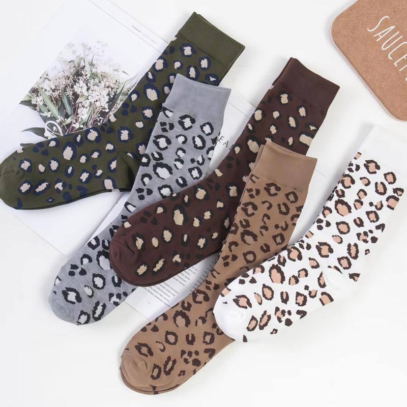 1 3 5 Pairs Fashion Leopard Pr - مراجعة Street Fashion Youtube وسعره