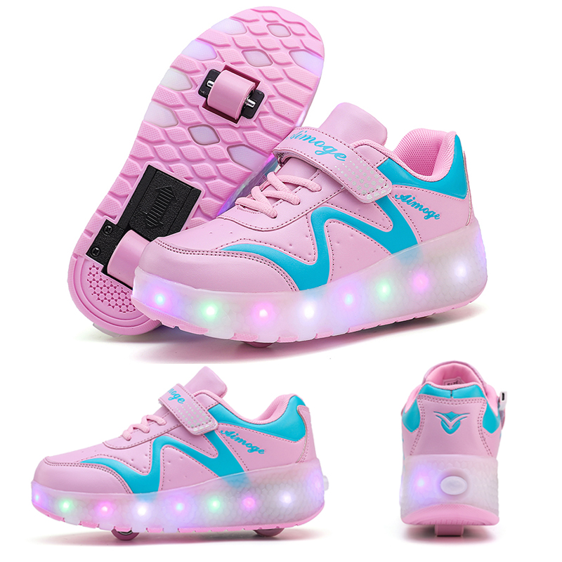 Fashion Luminous Roller Skates - مراجعة Street Fashion Boy وسعره