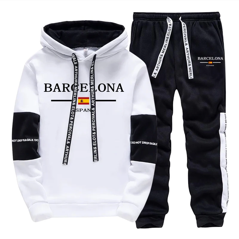 Barcelona Mens Sweatshirt Swea - مراجعة Street Fashion Barcelona وسعره