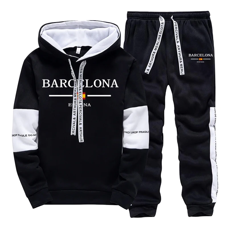 Barcelona Mens Sweatshirt Swea - مراجعة Street Fashion Barcelona وسعره