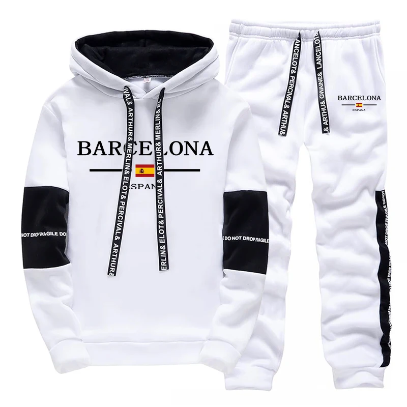 Barcelona Mens Sweatshirt Swea - مراجعة Street Fashion Barcelona وسعره