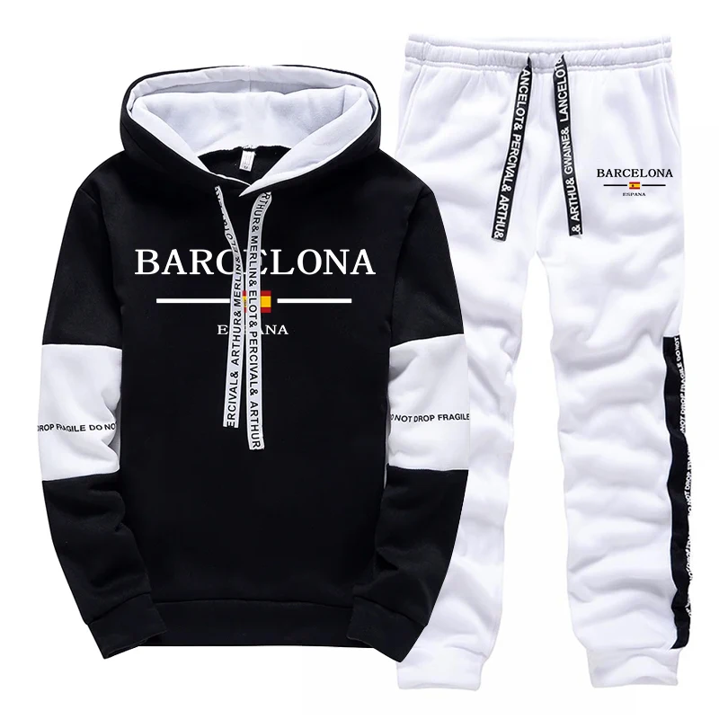 Barcelona Mens Sweatshirt Swea - مراجعة Street Fashion Barcelona وسعره
