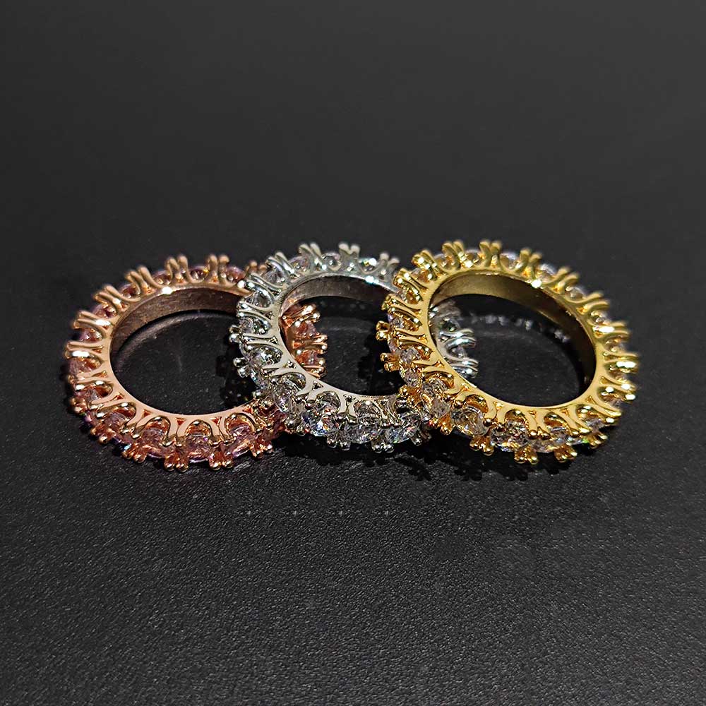 Tennis 4MM Solid Brass Plated  - مراجعة Street Fashion Rings وسعره