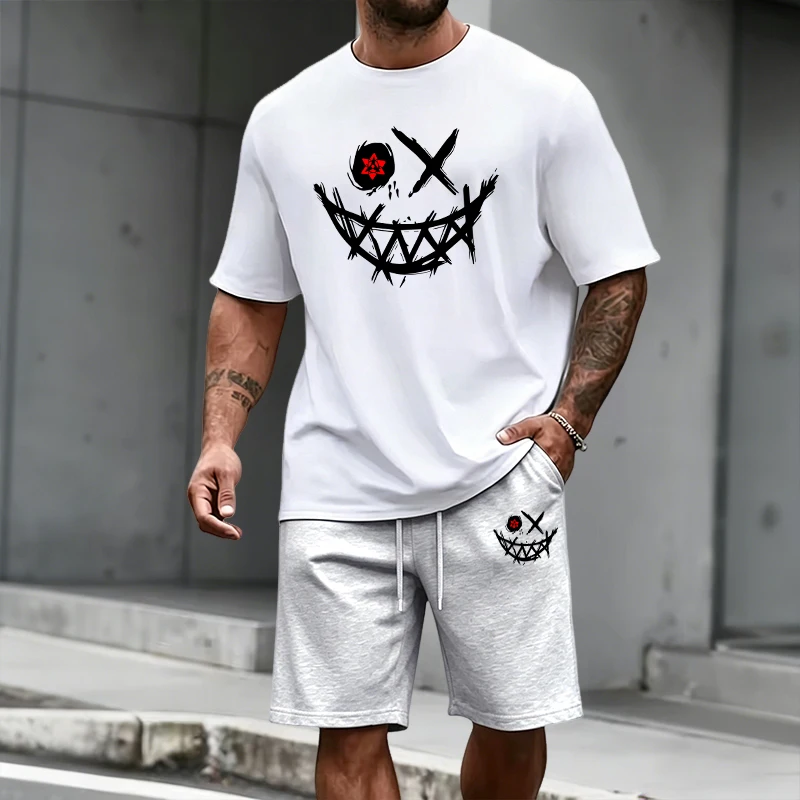 2026 Summer Men's Set T-shirt& - مراجعة Street Fashion Male وسعره