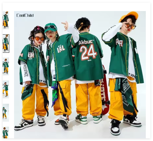 Hip Hop Boys Fashion Baseball  - مراجعة Street Fashion Boy وسعره