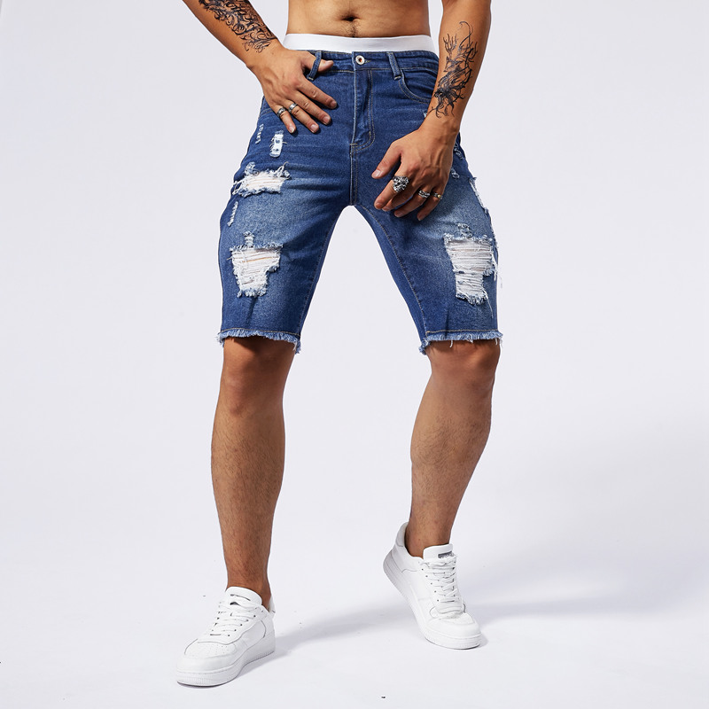 2025 Summer New Men's Ripped D - مراجعة Street Fashion Brand وسعره