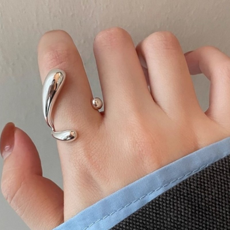 PANJBJ 925 Sterling Silver Irr - مراجعة Street Fashion Rings وسعره
