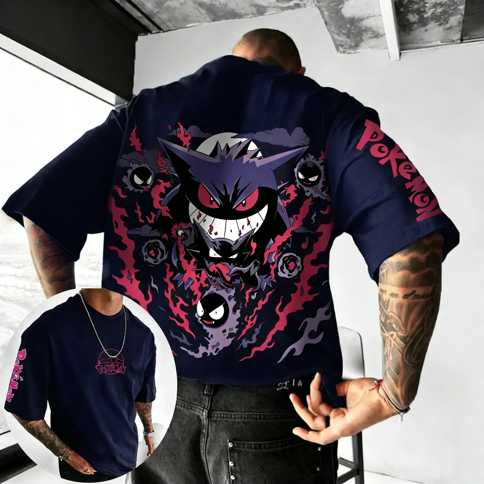 Pokemon  Anime Gengar Co Brand - مراجعة Street Fashion Japan Brand وسعره