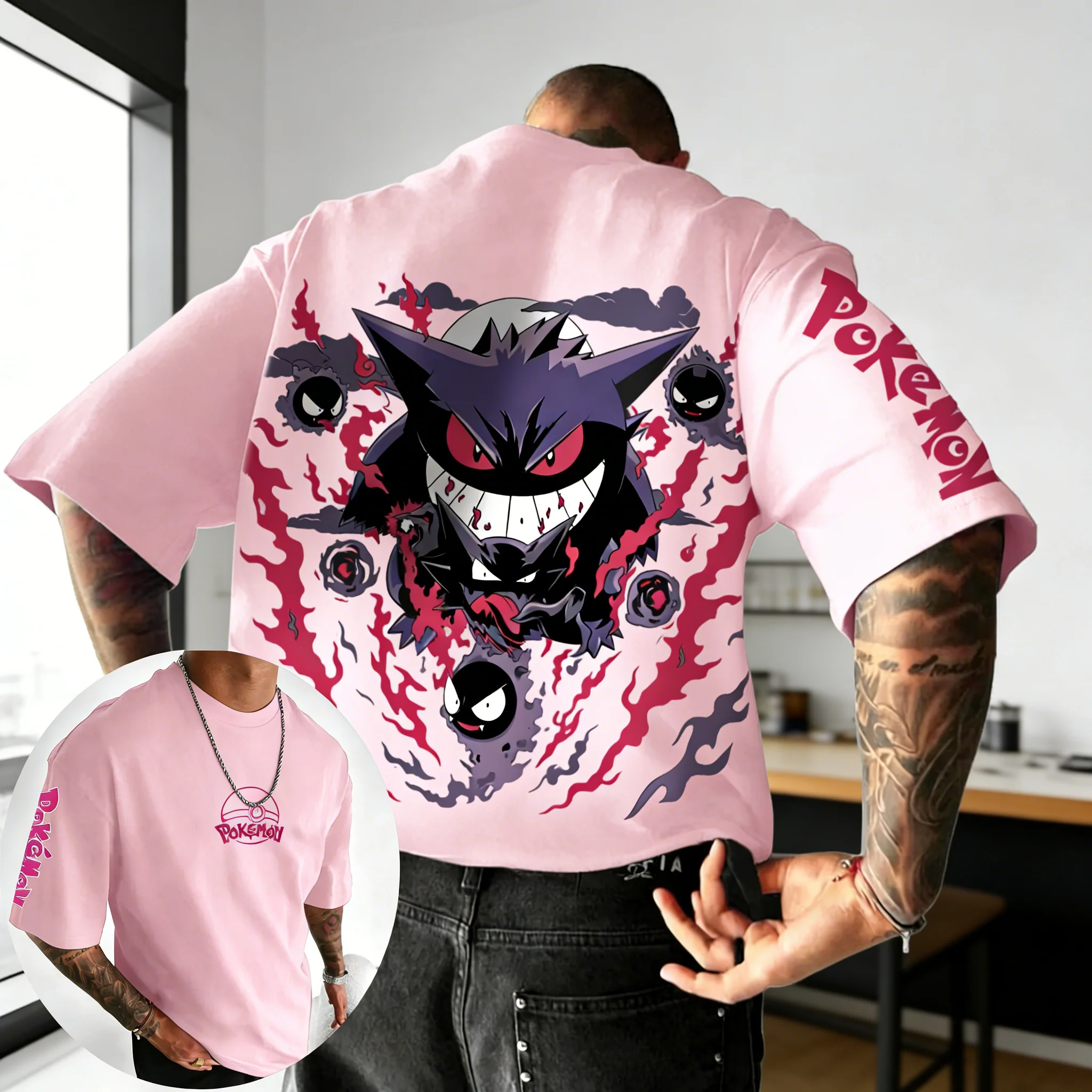 Pokemon  Anime Gengar Co Brand - مراجعة Street Fashion Japan Brand وسعره