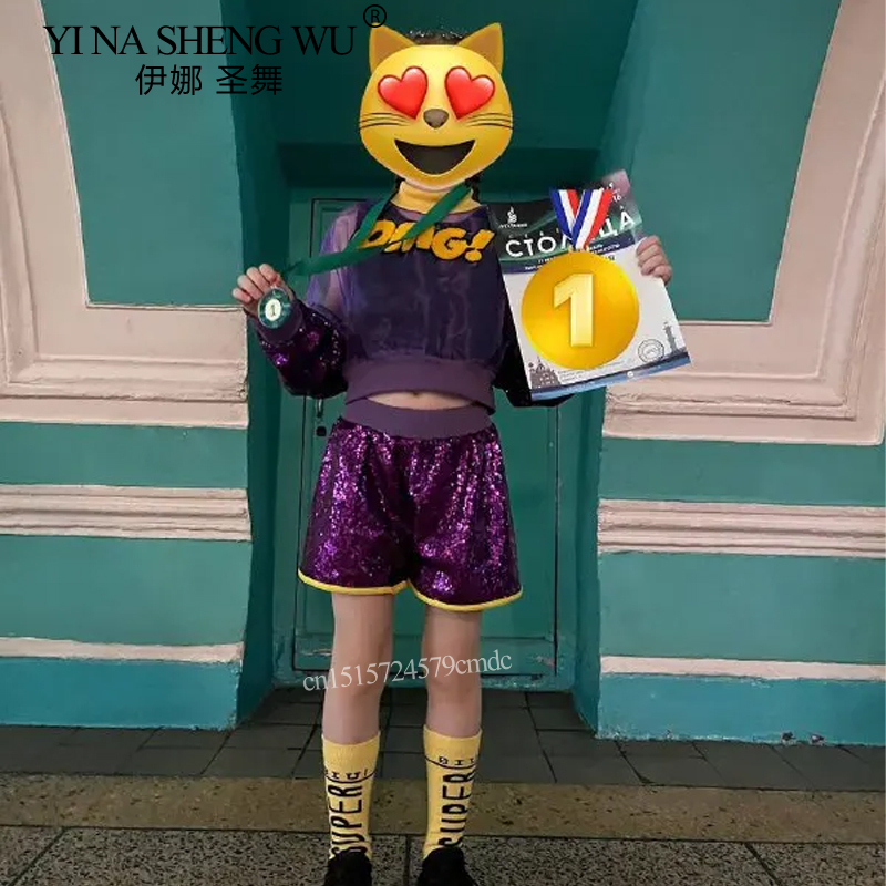 Girl's Jazz Dance Costume Chil - مراجعة Street Fashion Outfit Girl وسعره