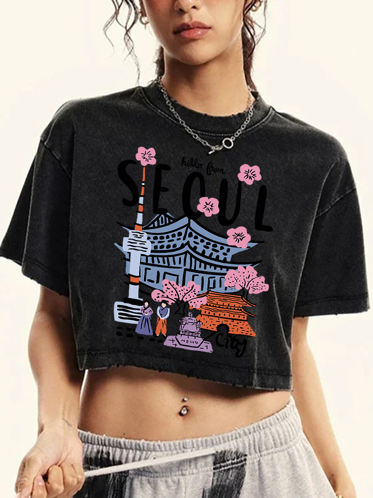 Seoul Beautiful Scenery Printi - مراجعة Street Fashion Of Seoul وسعره