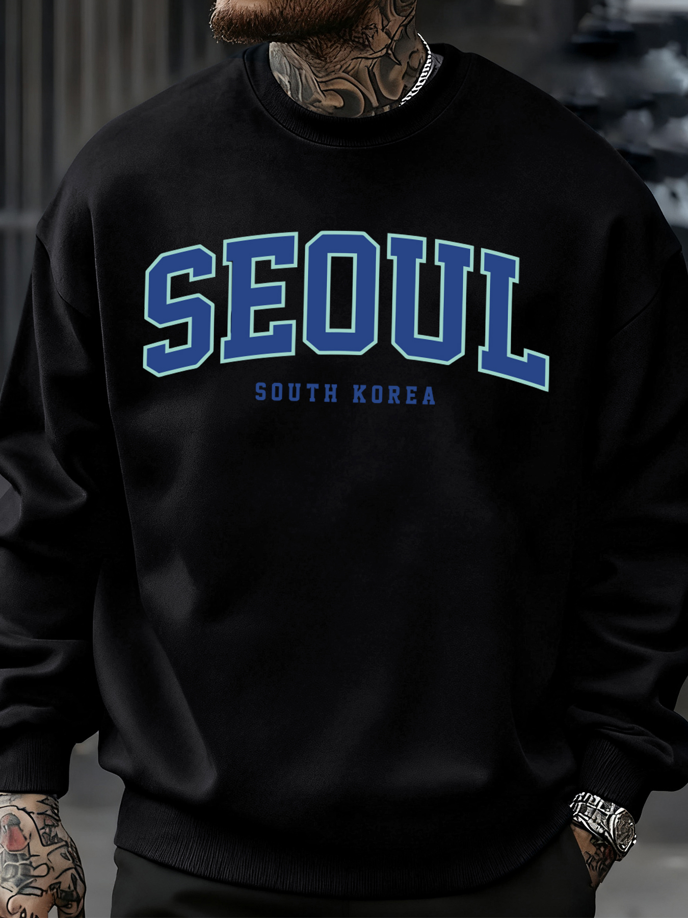 Seoul South Korea Print Men Pu - مراجعة Street Fashion Of Seoul وسعره