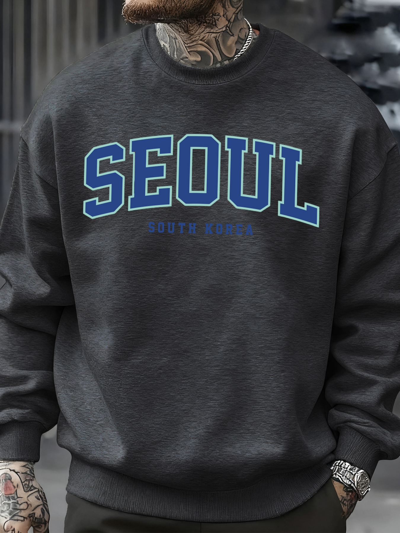 Seoul South Korea Print Men Pu - مراجعة Street Fashion Of Seoul وسعره
