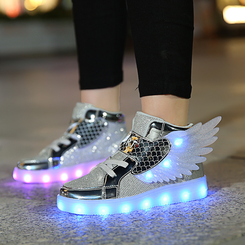 Luminous Kids Shoes Fashion St - مراجعة Street Fashion Boy وسعره