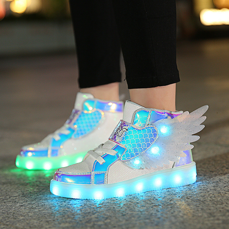 Luminous Kids Shoes Fashion St - مراجعة Street Fashion Boy وسعره