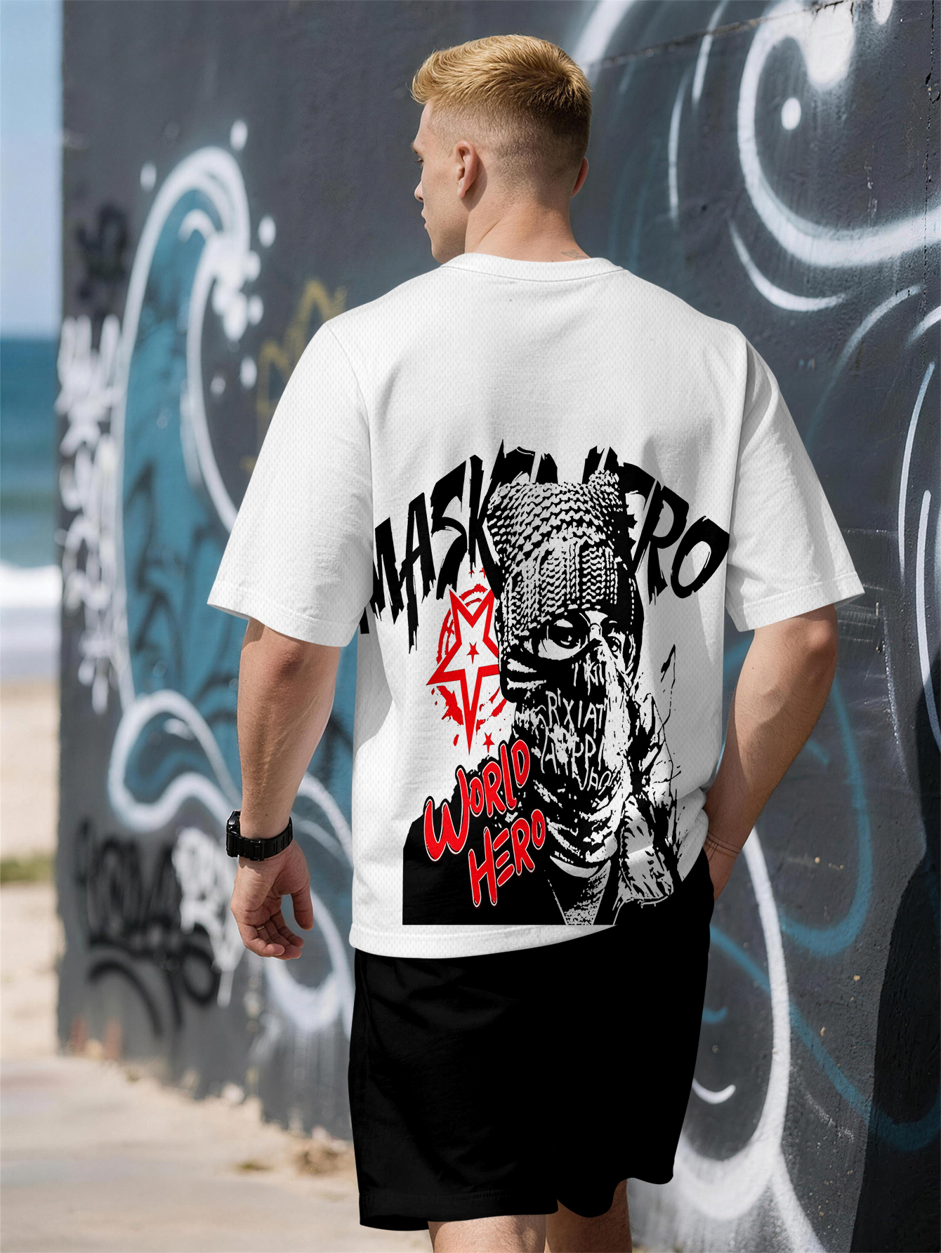2026 Summer New Men's Short-Sl - مراجعة Street Fashion Brand وسعره