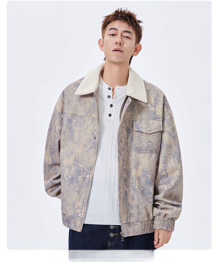 Mens Jacket Coat Figure Popula - مراجعة Street Fashion Now وسعره