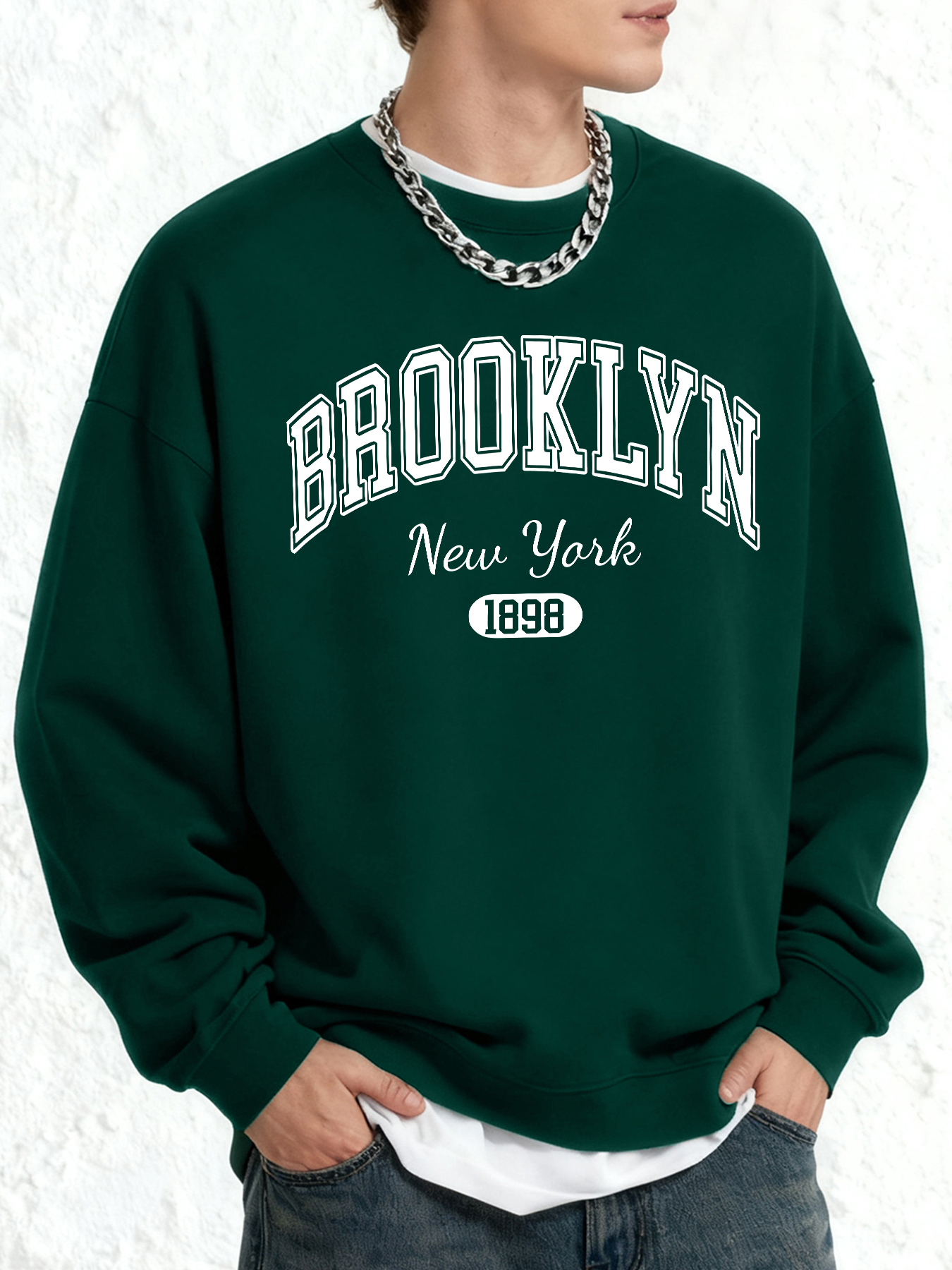 Brooklyn New York Print Men Re - مراجعة High Street Fashion New York وسعره