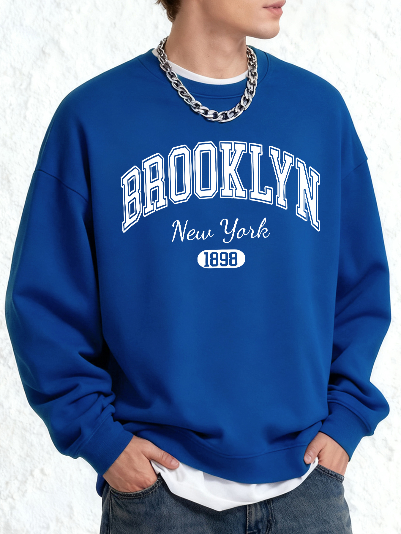 Brooklyn New York Print Men Re - مراجعة High Street Fashion New York وسعره