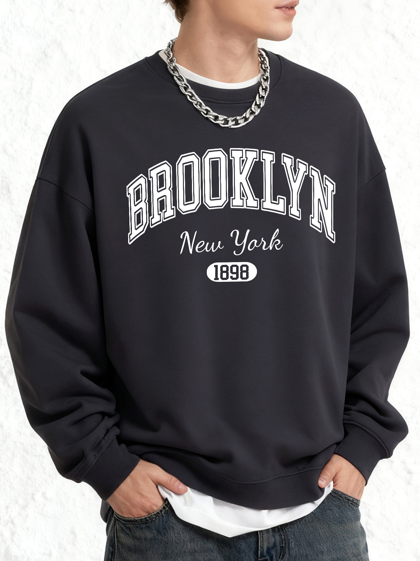 Brooklyn New York Print Men Re - مراجعة High Street Fashion New York وسعره