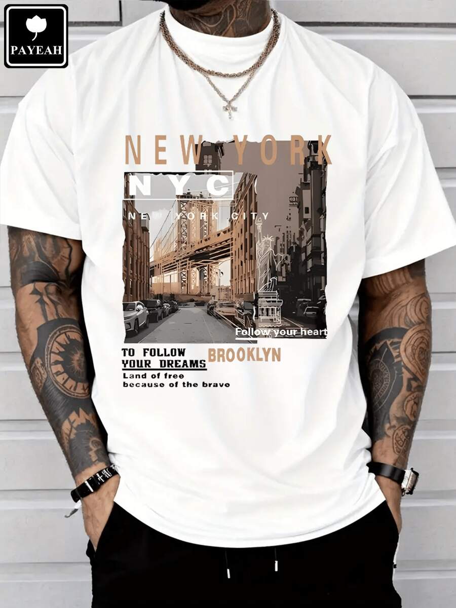 PAYEAH Men's Casual Cotton Str - مراجعة High Street Fashion New York وسعره