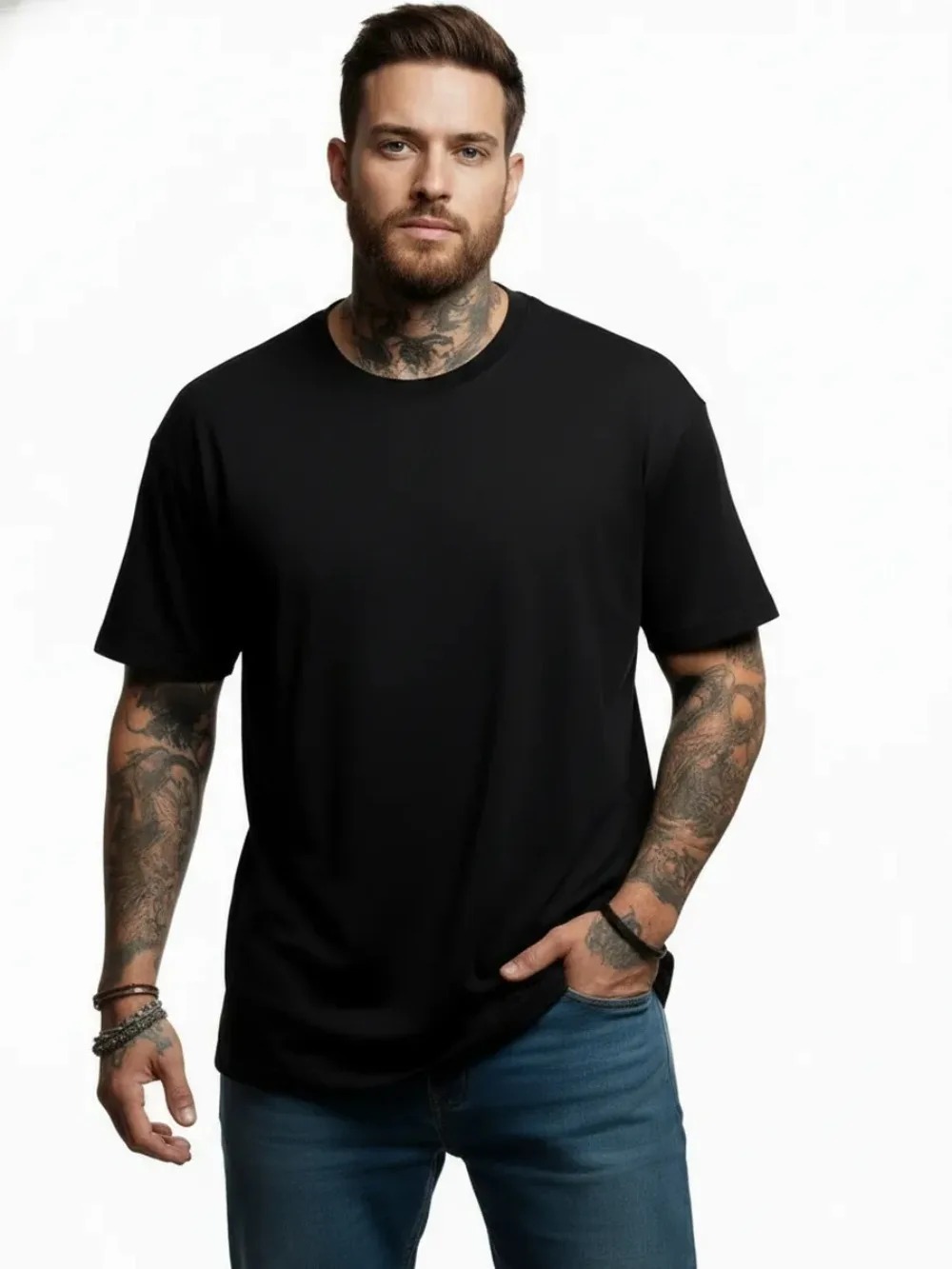 Summer Men's Casual Loose Barc - مراجعة Street Fashion Barcelona وسعره