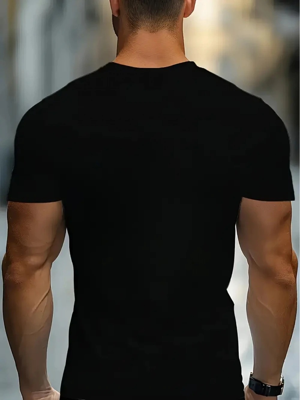 Summer Men's Casual Loose Barc - مراجعة Street Fashion Barcelona وسعره