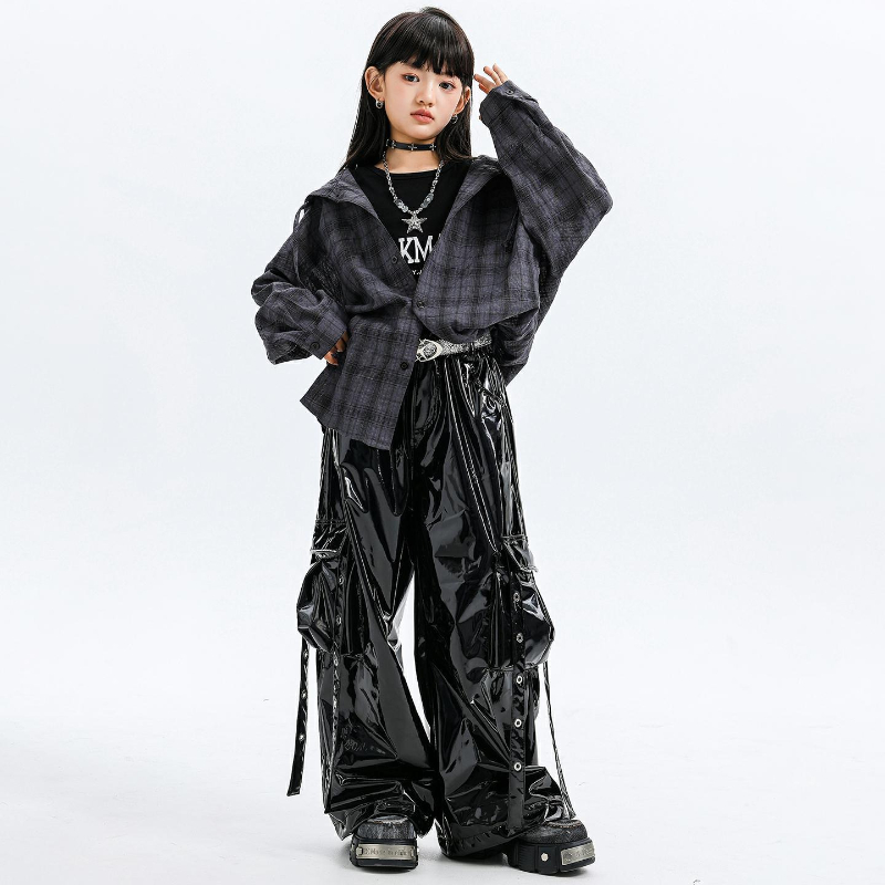 Girls Jazz Dance Costumes Hood - مراجعة Street Fashion Outfit Girl وسعره