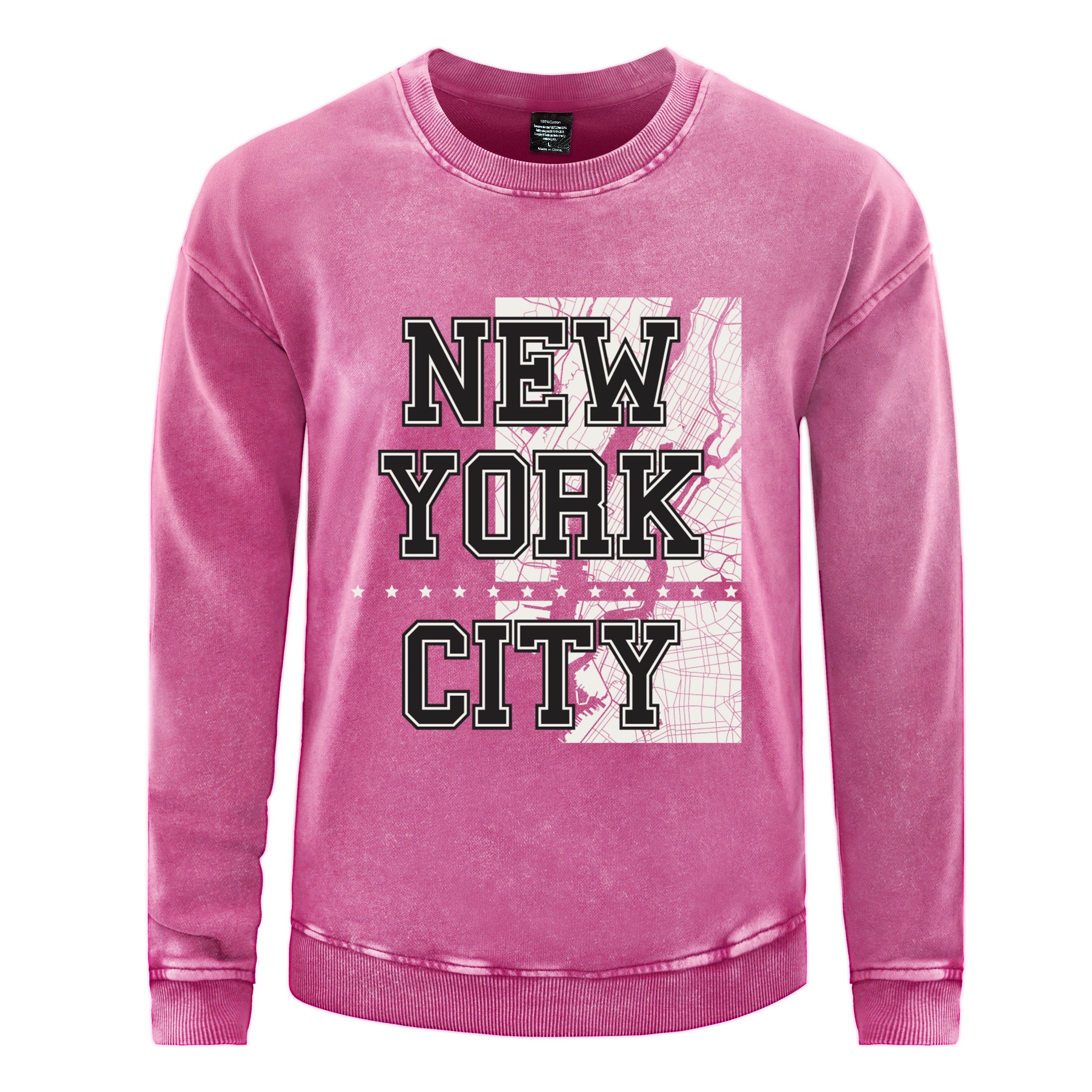 New York City Letter Print Man - مراجعة High Street Fashion New York وسعره