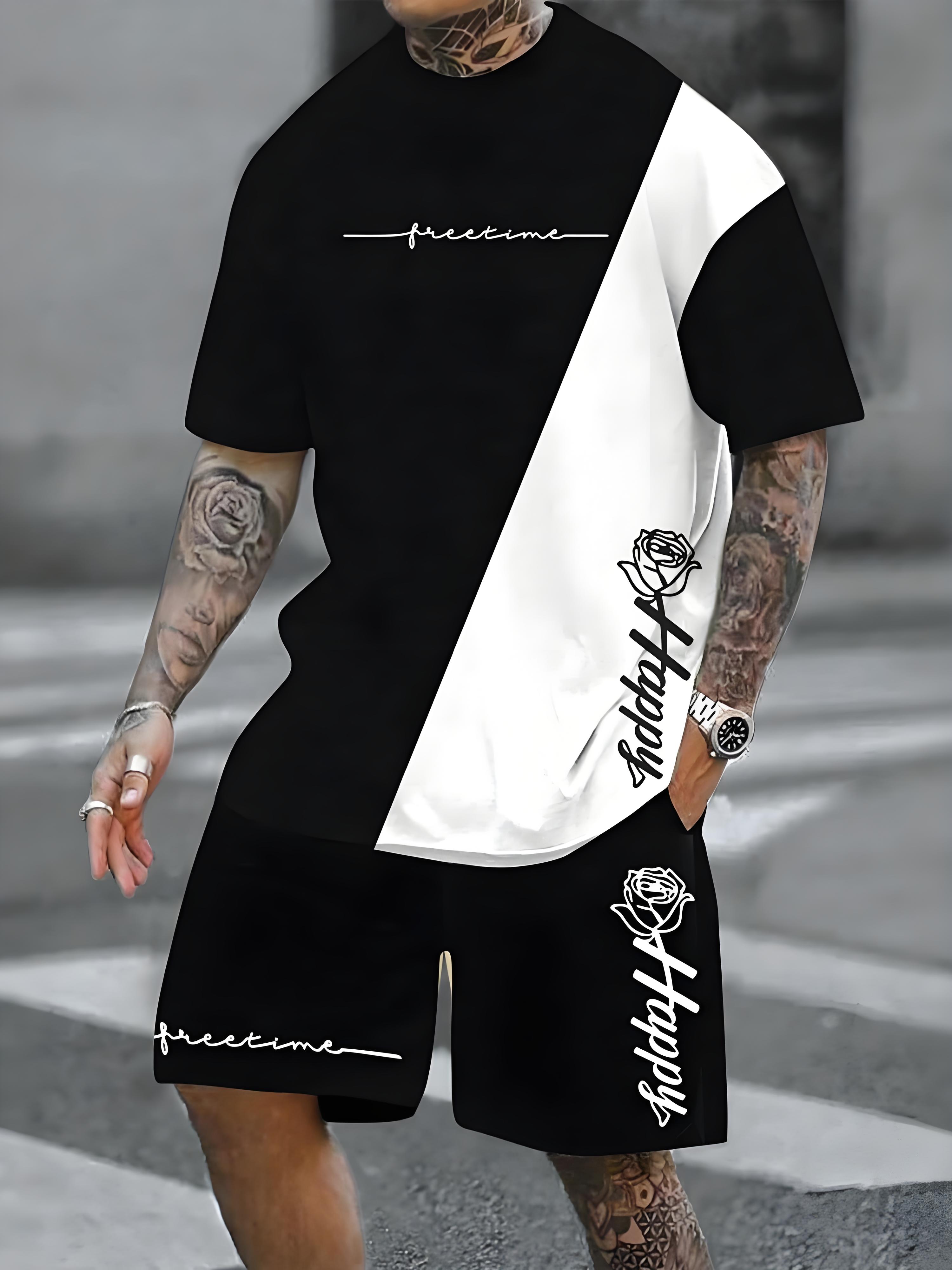 New Plus Size Men's T-shirt An - مراجعة Street Fashion Male وسعره
