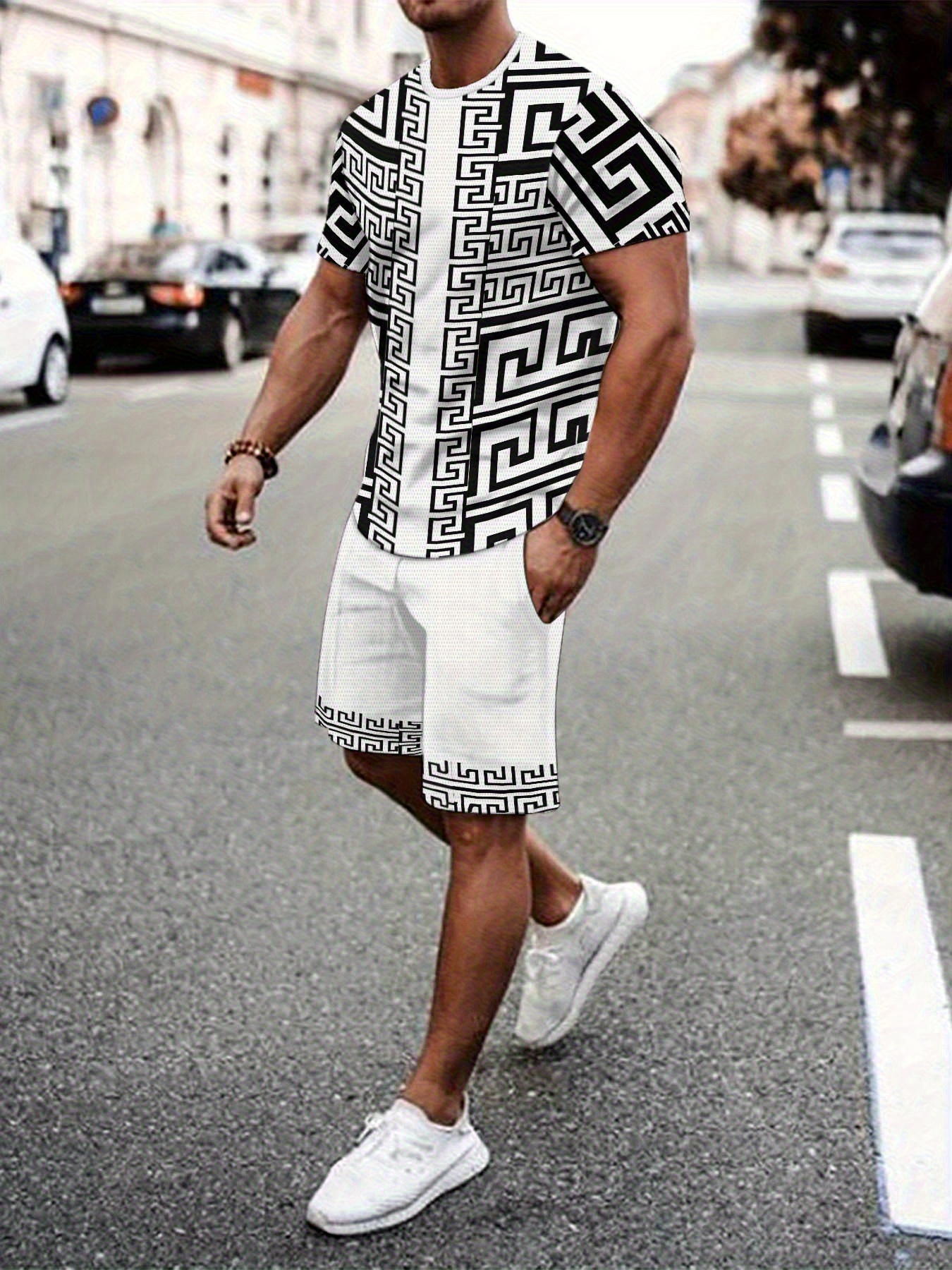 New Plus Size Men's T-shirt An - مراجعة Street Fashion Male وسعره