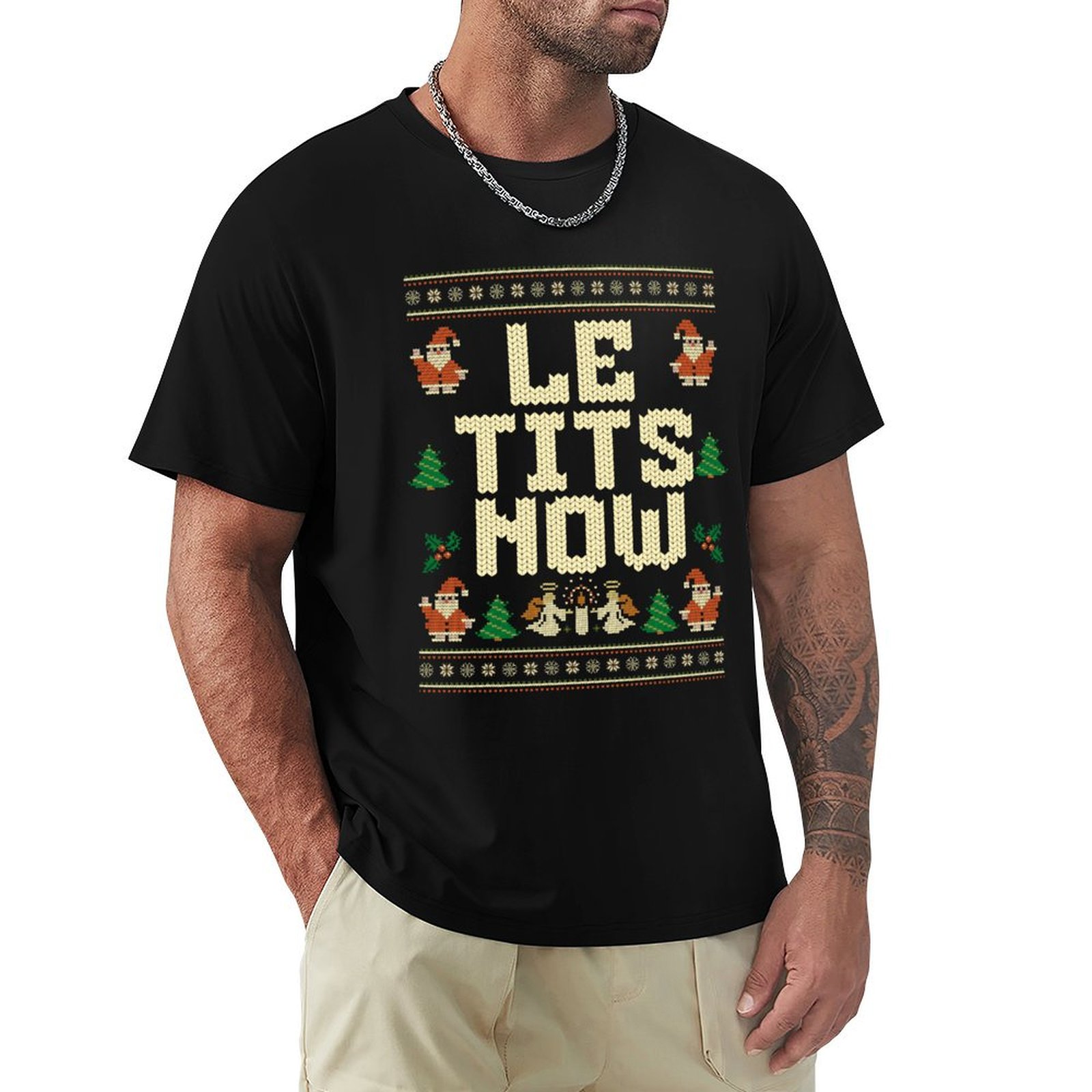 Le Tits Now Christmas Ugly Swe - مراجعة Street Fashion Now وسعره