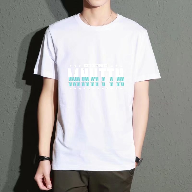Men's Black Round-Neck Short-S - مراجعة Street Style New York Fashion وسعره