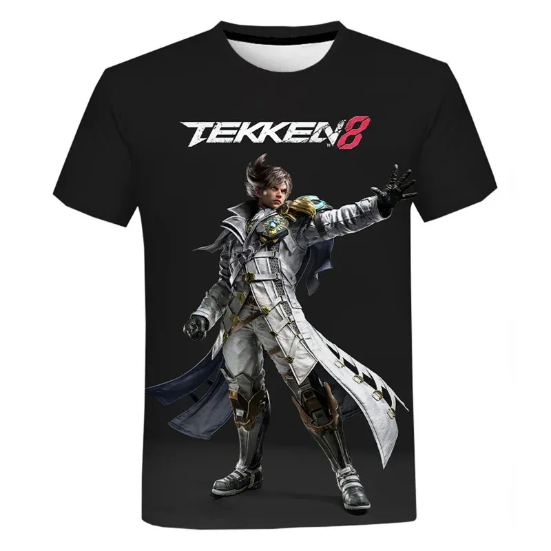 Bandai Tekken 8 T-shirts 3D Pr - مراجعة Street Fashion In Japan وسعره