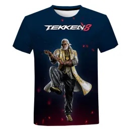 Bandai Tekken 8 T-shirts 3D Pr - مراجعة Street Fashion In Japan وسعره
